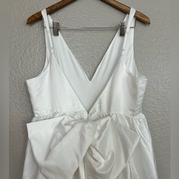 Blissfully Beloved Ivory Backless A-Line Bow Maxi Dress - Picture 5 of 10